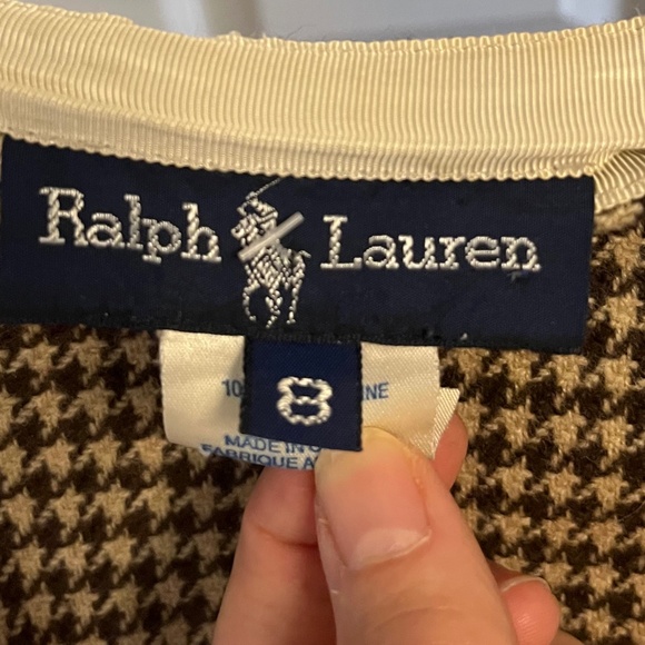Ralph Lauren Wool Houndstooth midi skirt - Picture 4 of 12